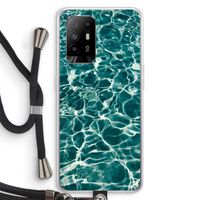 Weerkaatsing water: Oppo A94 5G Transparant Hoesje met koord