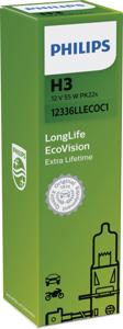 Philips LongLife EcoVision Type lamp: H3, verpakking van 1, koplamp voor auto