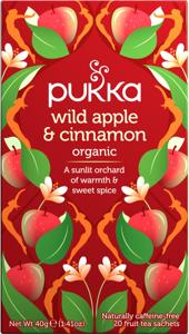 Pukka thee bio, Wild Apple - Cinnamon, pak van 20 stuks