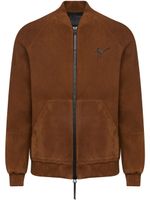 Giuseppe Zanotti veste bomber en daim - Marron