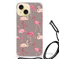 Apple iPhone 15 Case Anti-shock Flamingo - thumbnail