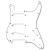 Fender slagplaat voor Stratocaster 3-laags wit