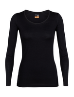 Icebreaker Merino 200 Oasis LS Scoop Thermoshirt Dames Black XL