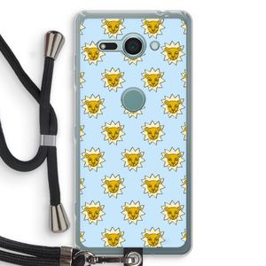 Leeuwenkoppen: Sony Xperia XZ2 Compact Transparant Hoesje met koord