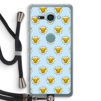 Leeuwenkoppen: Sony Xperia XZ2 Compact Transparant Hoesje met koord