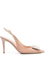 Gianvito Rossi escarpins Jaipur à bride arrière - Tons neutres