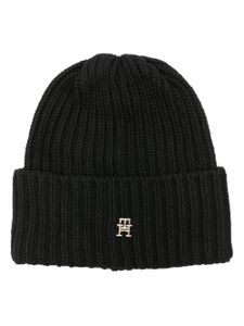 Tommy Hilfiger bonnet Limitless à plaque logo - Noir