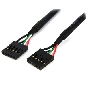 StarTech.com 45 cm Interne 5-Pin USB IDC Moederbord Aansluitkabel F/F