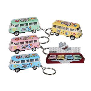 Sleutelhanger Vw Bus 1962<br>
Ca 6cm,Verkrijgbaar In 4 Verschillende Kleuren