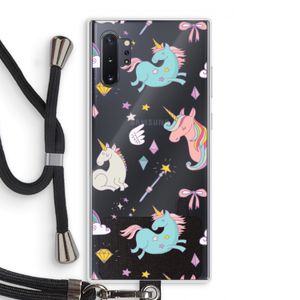 Fantasiewereld: Samsung Galaxy Note 10 Plus Transparant Hoesje met koord