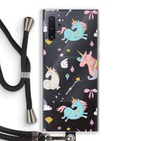 Fantasiewereld: Samsung Galaxy Note 10 Plus Transparant Hoesje met koord