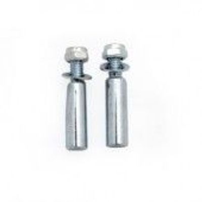 Simson crankspies zilver per 2 stuks op kaart