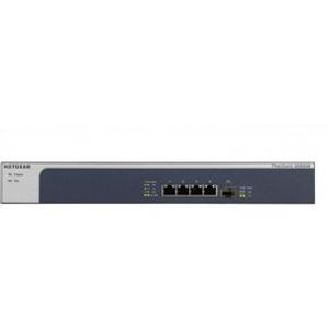 Netgear XS505M Unmanaged 10G Ethernet (100/1000/10000) Grijs, Zilver