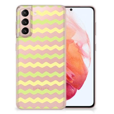 Samsung Galaxy S21 | TPU bumper | Waves Yellow