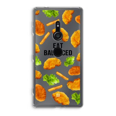 Eat Balanced: Sony Xperia XZ2 Transparant Hoesje
