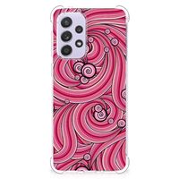 Samsung Galaxy A33 Back Cover Swirl Pink - thumbnail