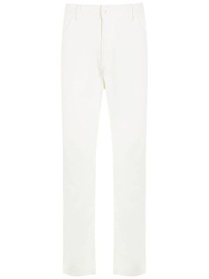 Amir Slama pantalon droit en coton - Blanc