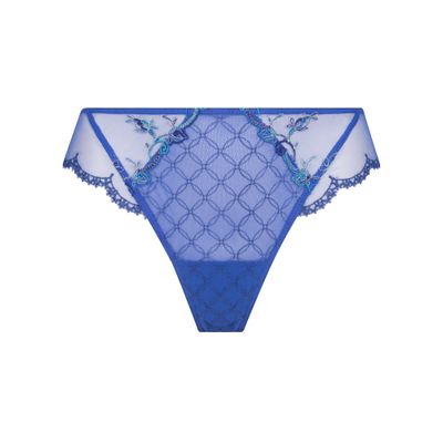 Lise Charmel Lingerie De Cristel et D&apos; Eau String blauw ACH0060