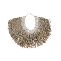 Wanddecoratie DKD Home Decor Beige Bruin Schelpen Vezel (70 x 3 x 57 cm)