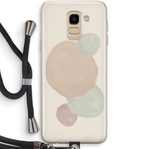 Geo #9: Samsung Galaxy J6 (2018) Transparant Hoesje met koord