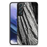 Houten Print Telefoonhoesje Samsung Galaxy S22 Plus Boomschors Grijs Houten Print Telefoonhoesje Samsung Galaxy S22 Plus Boomschors Grijs