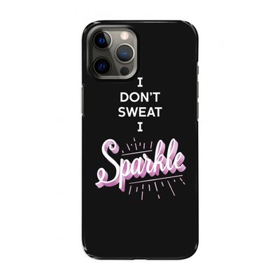 Sparkle quote: Volledig geprint iPhone 12 Hoesje