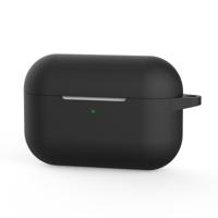 Voor Apple AirPods Pro draadloze oortelefoon silicone beschermhoes (mysterieus zwart)