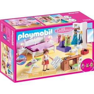 Dollhouse - Slaapkamer met mode ontwerphoek Constructiespeelgoed