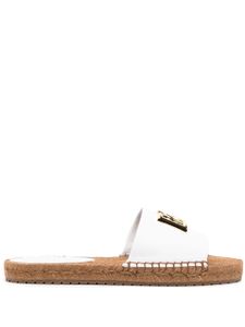 Dolce & Gabbana espadrilles à plaque logo - Blanc