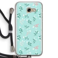 Small white flowers: Samsung Galaxy A5 (2017) Transparant Hoesje met koord