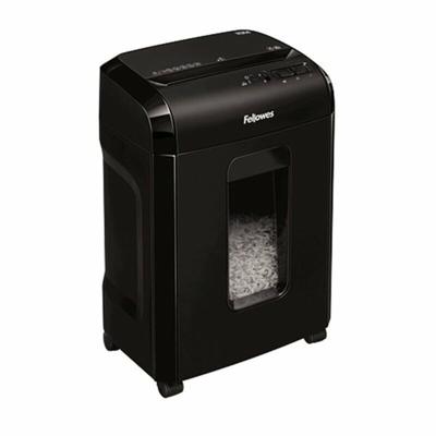 Papierversnipperaar Microsnippers Fellowes 4630601 19 L 2 x 12 mm 10 Lakens Zwart