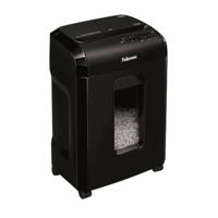 Papierversnipperaar Microsnippers Fellowes 4630601 19 L 2 x 12 mm 10 Lakens Zwart