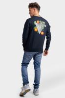 Pure Path Orange Branch Sweater Donkerblauw - Maat S - Kleur: Donkerblauw | Soccerfanshop