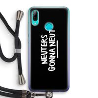 Neuters (zwart): Huawei P Smart (2019) Transparant Hoesje met koord
