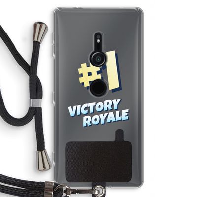 Victory Royale: Sony Xperia XZ2 Transparant Hoesje met koord