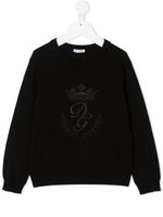 Dolce & Gabbana Kids pull à broderies - Noir - thumbnail