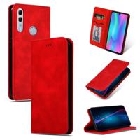 Retro huid voelen Business magnetische horizontale Flip lederen case voor Huawei Honor 10 Lite/Honor 20 Lite/Honor 10i/Honor 20i (rood)