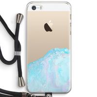 Fantasie pastel: iPhone 5 / 5S / SE Transparant Hoesje met koord