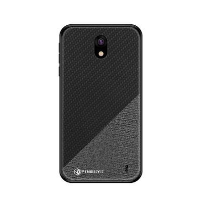 PINWUYO eert serie schokbestendige PC + TPU beschermhoes voor Nokia 1 plus (zwart)