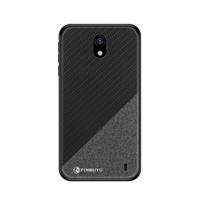 PINWUYO eert serie schokbestendige PC + TPU beschermhoes voor Nokia 1 plus (zwart)