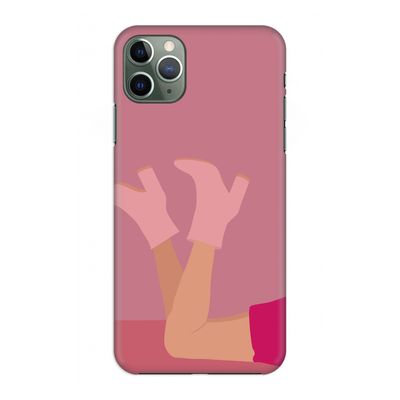 Pink boots: Volledig geprint iPhone 11 Pro Max Hoesje