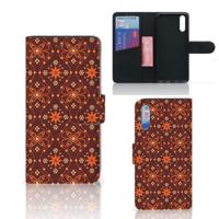 Huawei P20 | Telefoon Hoesje | Batik Brown | Portemonnee hoesje