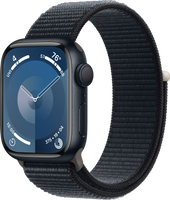 Apple Watch Series 9 41 mm Digitaal 352 x 430 Pixels Touchscreen Zwart Wifi GPS - thumbnail