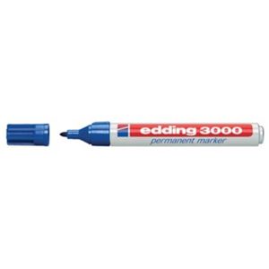 Edding 3000-3 permanente marker Blauw 1 stuk(s)