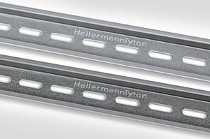 HellermannTyton DELTA3F-ST-GEL-WC DIN-rail Geperforeerd Plaatstaal 2000 mm 1 stuk(s)