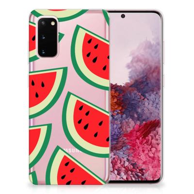 Samsung Galaxy S20 | Siliconen Case | Watermelons