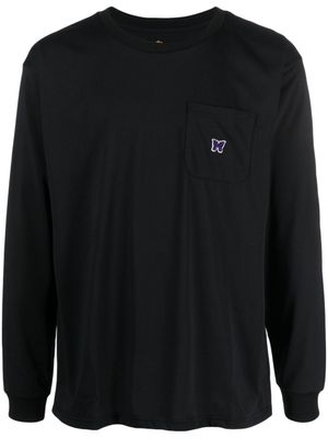 Needles t-shirt à logo appliqué - Noir