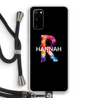 Abstract Spectrum: Samsung Galaxy S20 Transparant Hoesje met koord