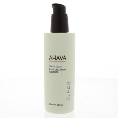 Ahava Time To Clear All In One Toning Cleanser Melk Reiniging 250 ml Ahava Time To Clear All In One Toning Cleanser Melk Reiniging 250 ml