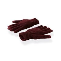 Touchscreen handschoenen bordeaux rood voor volwassenen